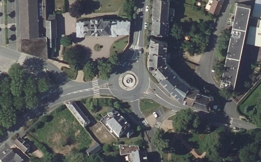 Vue aérienne de la Place Jean-Louis Boncoeur