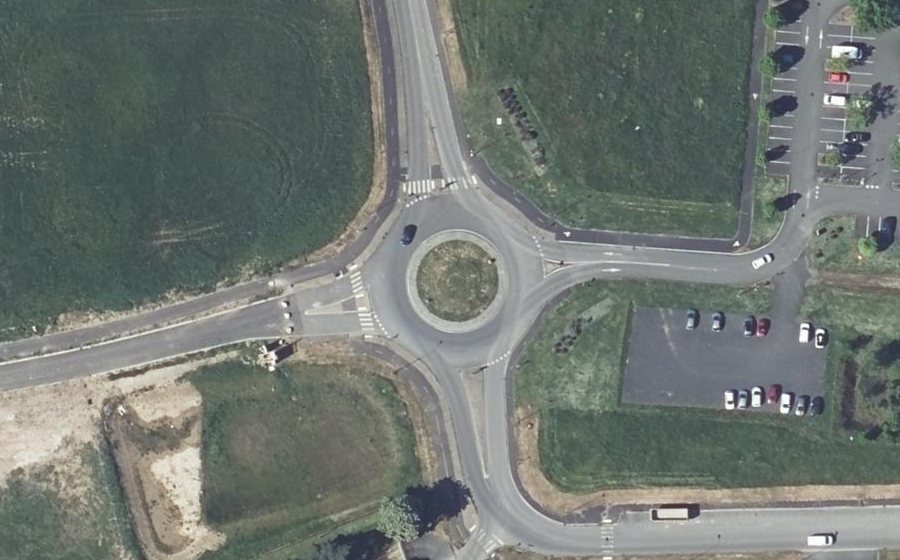 Vue aérienne du Chemin du Coly