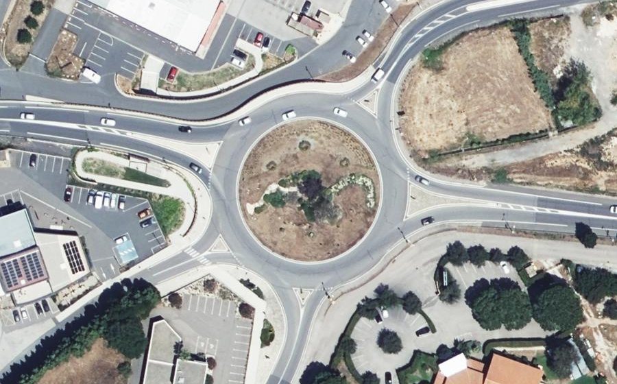 Vue aérienne du Rond-Point des Boixeres