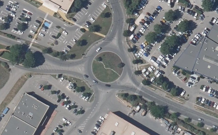 Vue aérienne du Rond-point anonyme n°50003268