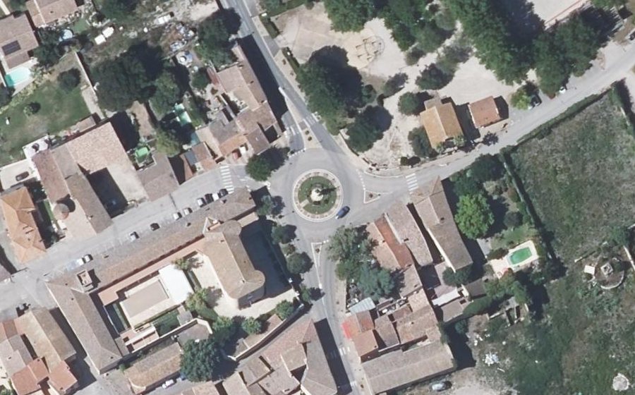 Vue aérienne du Place Montcalm
