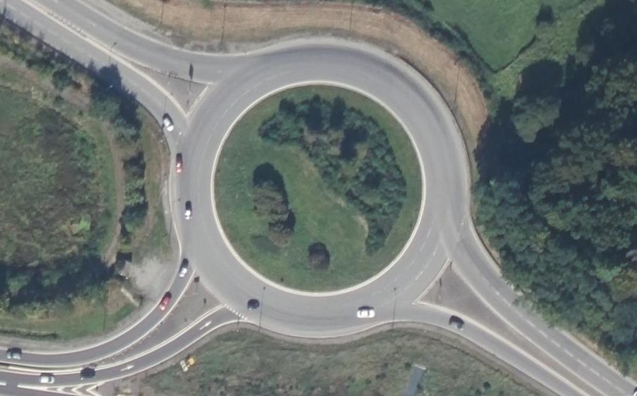 Vue aérienne du Porte d'Angers