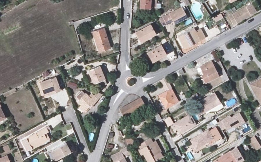 Vue aérienne du Rond-point anonyme n°50029680