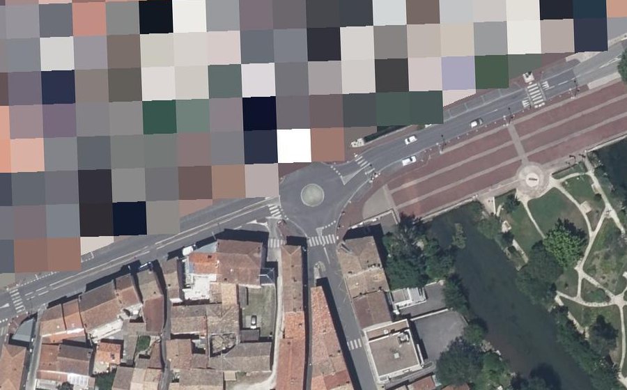 Vue aérienne du Rond-point anonyme n°500441692