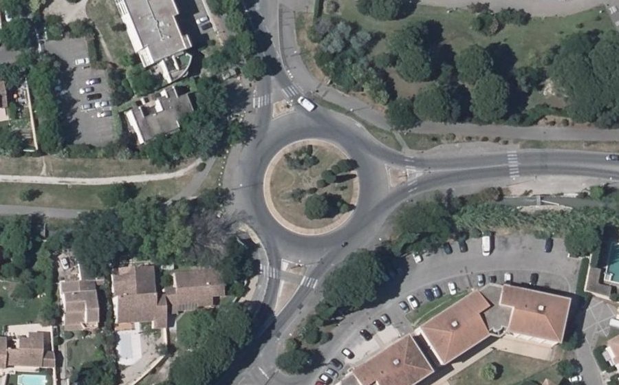 Vue aérienne du Rond-point anonyme n°50059098