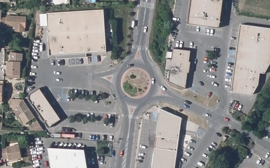 Vue aérienne du Rond-point anonyme n°50059196