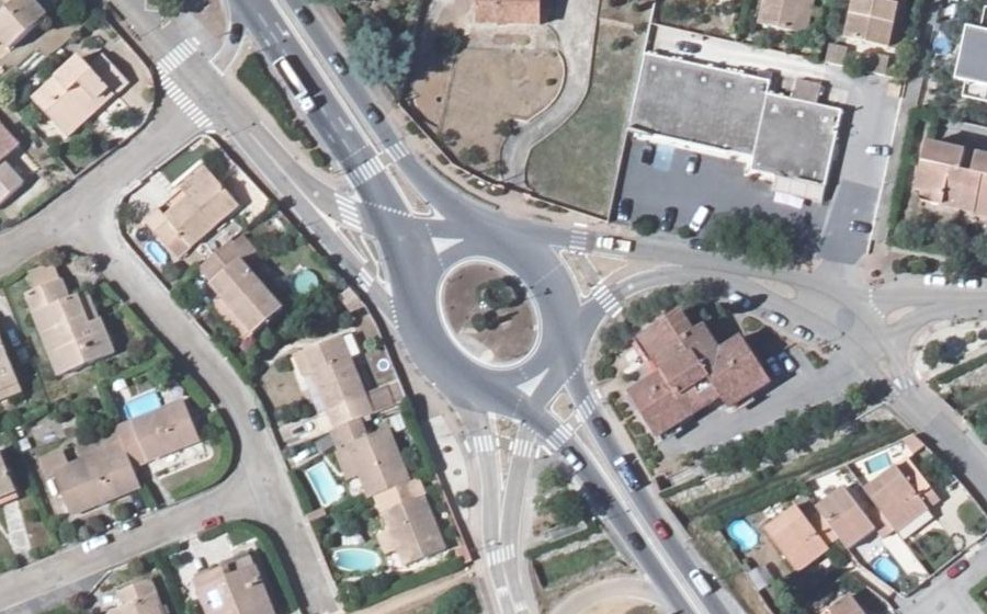 Vue aérienne du Rond-point anonyme n°50085006