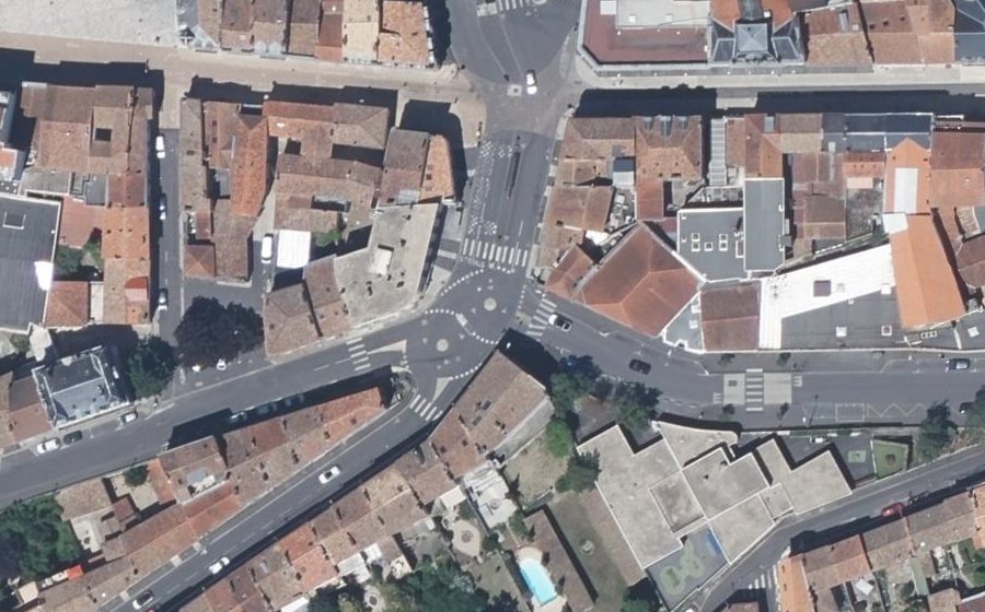 Vue aérienne du Carrefour de Lille