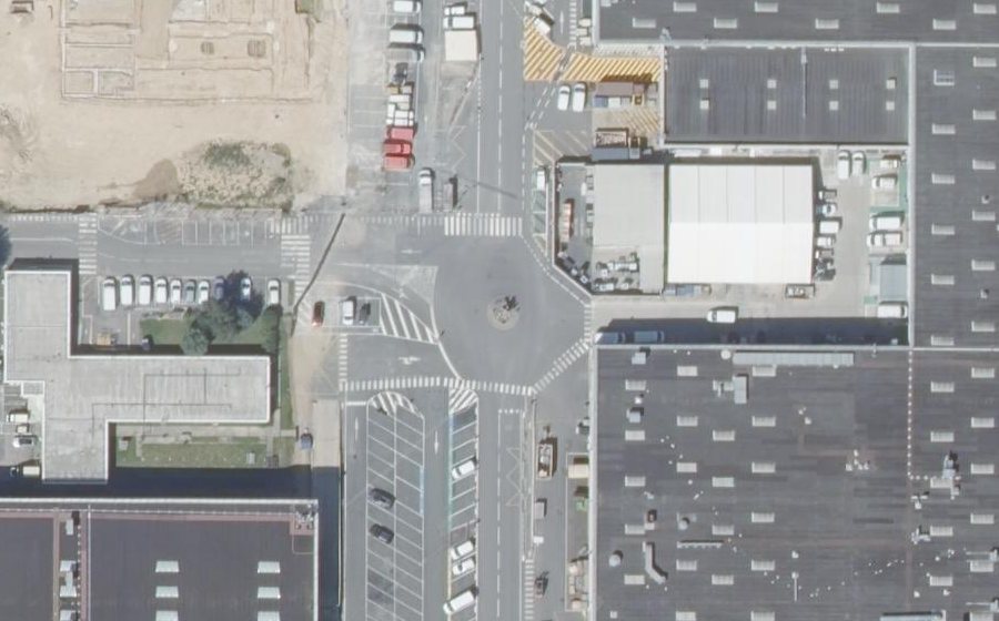 Vue aérienne du Avenue des Gargouilles
