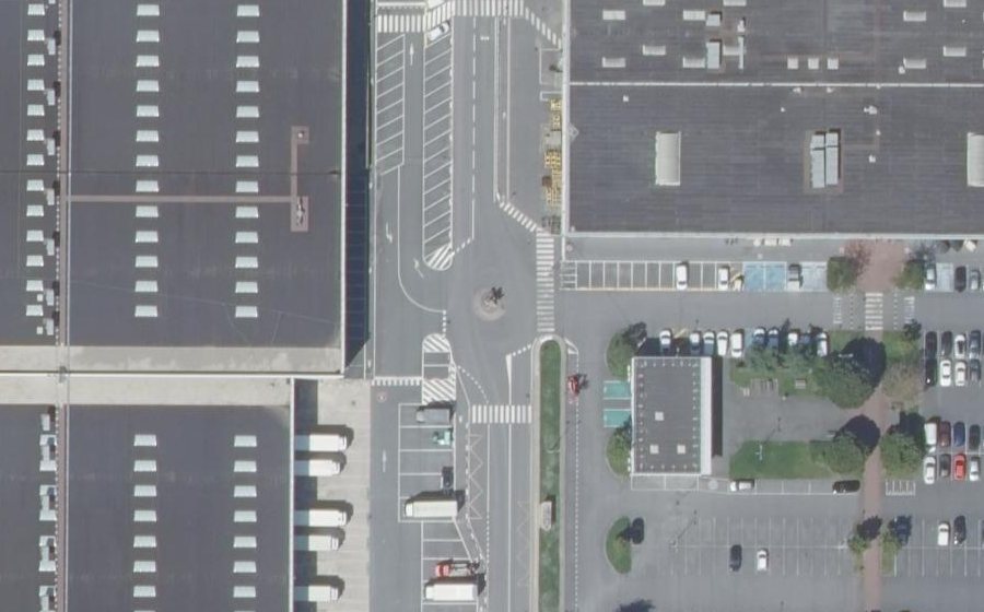 Vue aérienne du Avenue des Gargouilles
