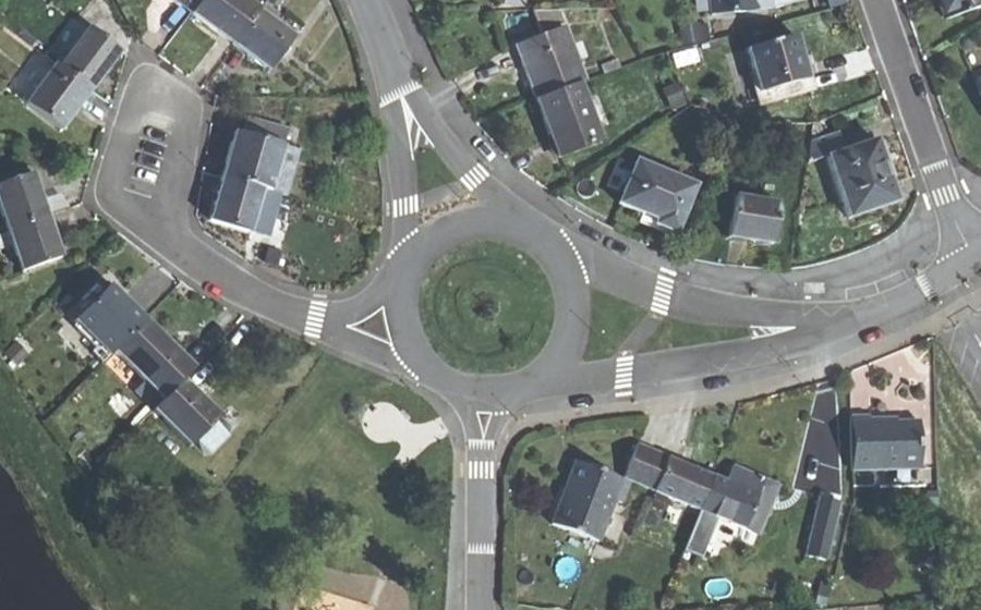 Vue aérienne du Place Joseph Vernet