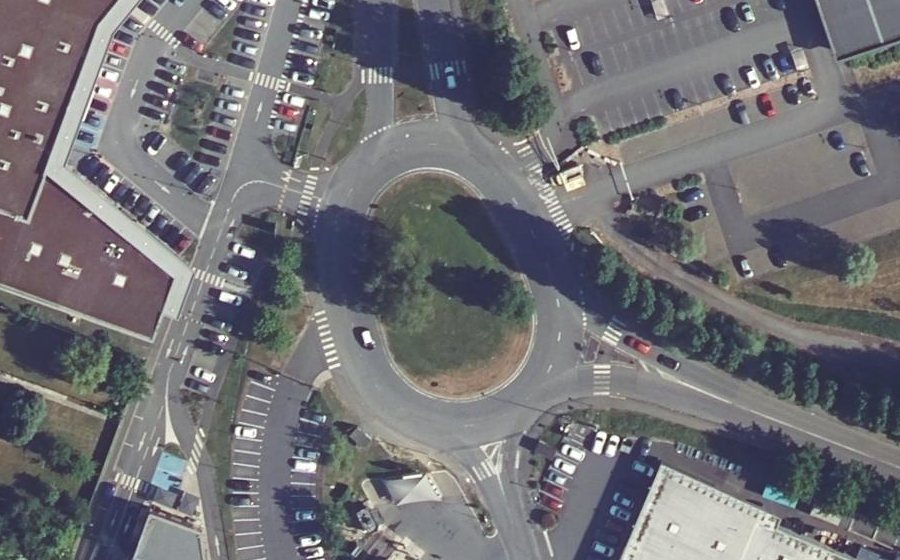 Vue aérienne du Parc d'Activités Jules Mousseron