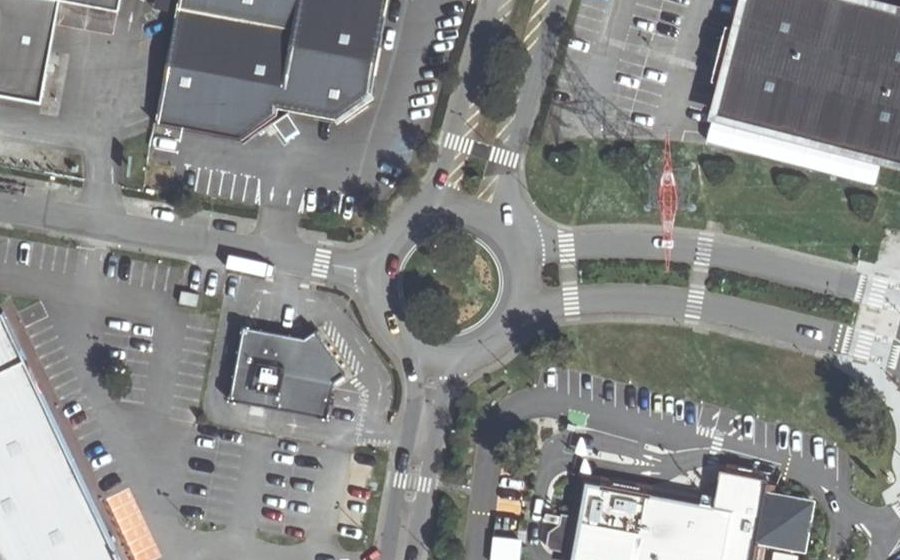 Vue aérienne du Rue des Aigrettes