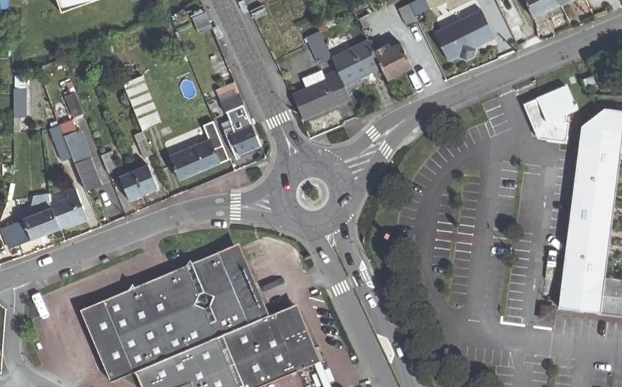 Vue aérienne du Rue du Petit Savine