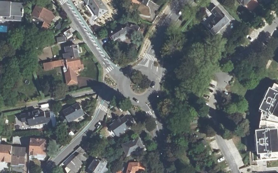 Vue aérienne du Avenue de Lyon