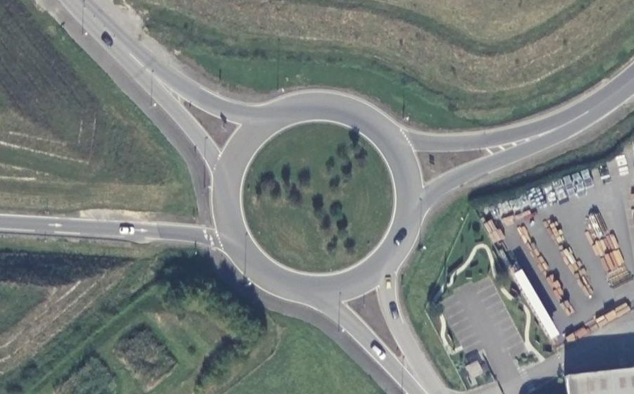 Vue aérienne du Porte de la Valette Sud