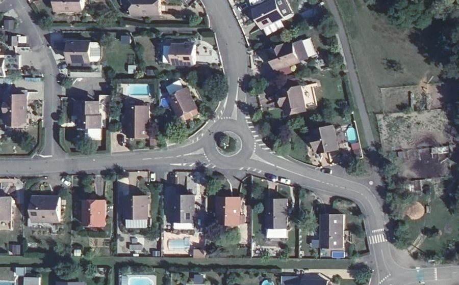 Vue aérienne du Rue des Cigognes