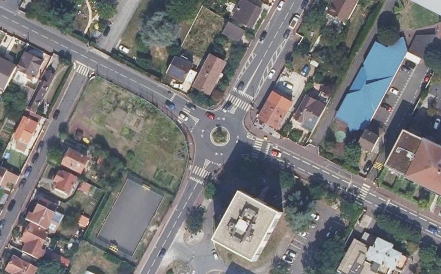 Vue aérienne du Place Banbury