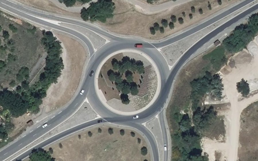 Vue aérienne du Rond-point anonyme n°5052425