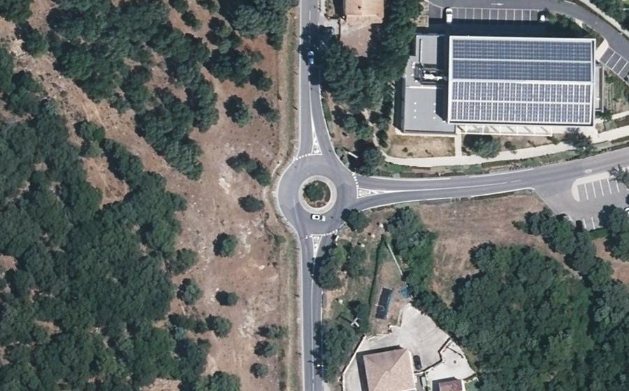Vue aérienne du Avenue de Saint-Geniès