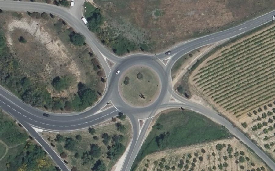 Vue aérienne du Rond-point anonyme n°5052539