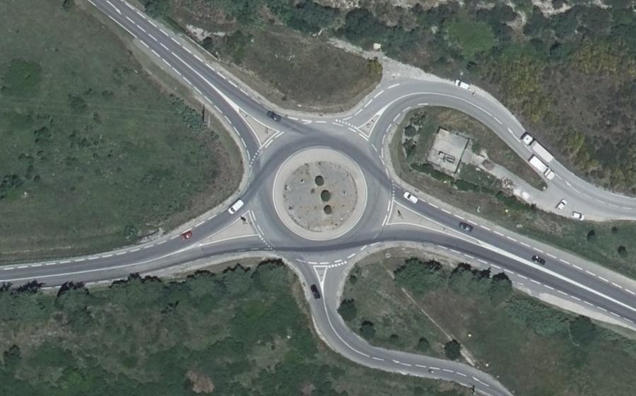 Vue aérienne du Rond-point anonyme n°5053067