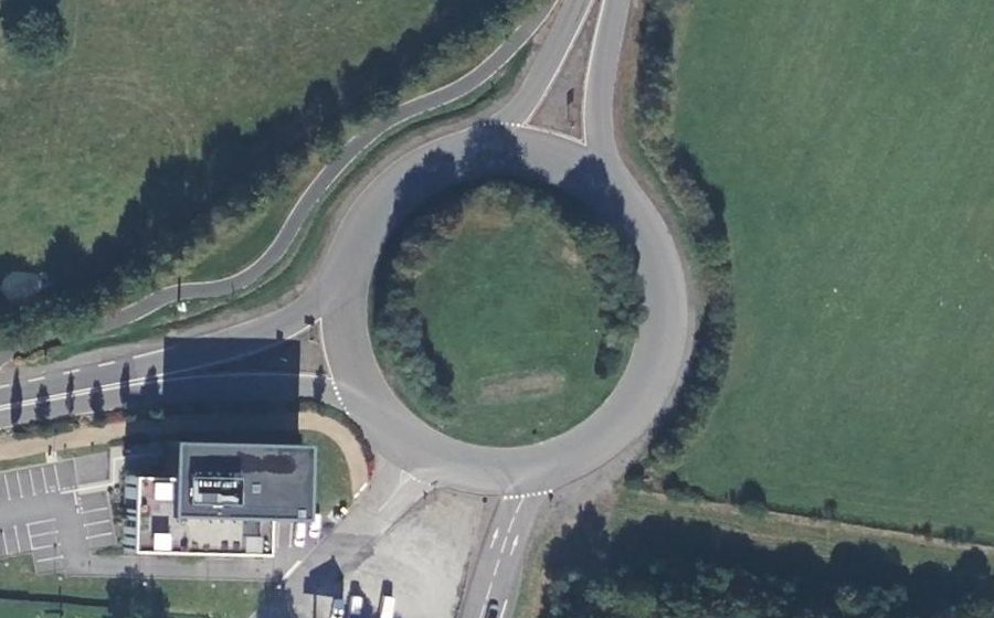 Vue aérienne du Porte de la Rigourdière Ouest