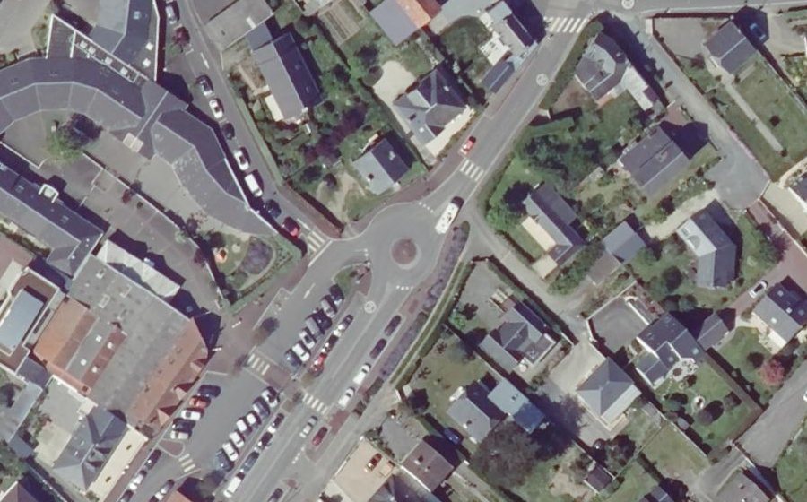 Vue aérienne du Rond-point anonyme n°5054000