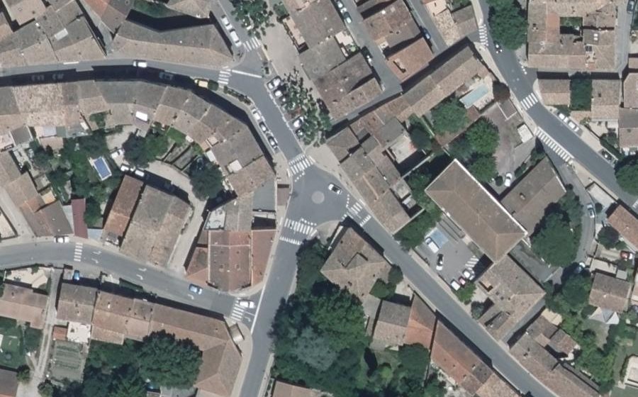Vue aérienne du Place Mirabeau