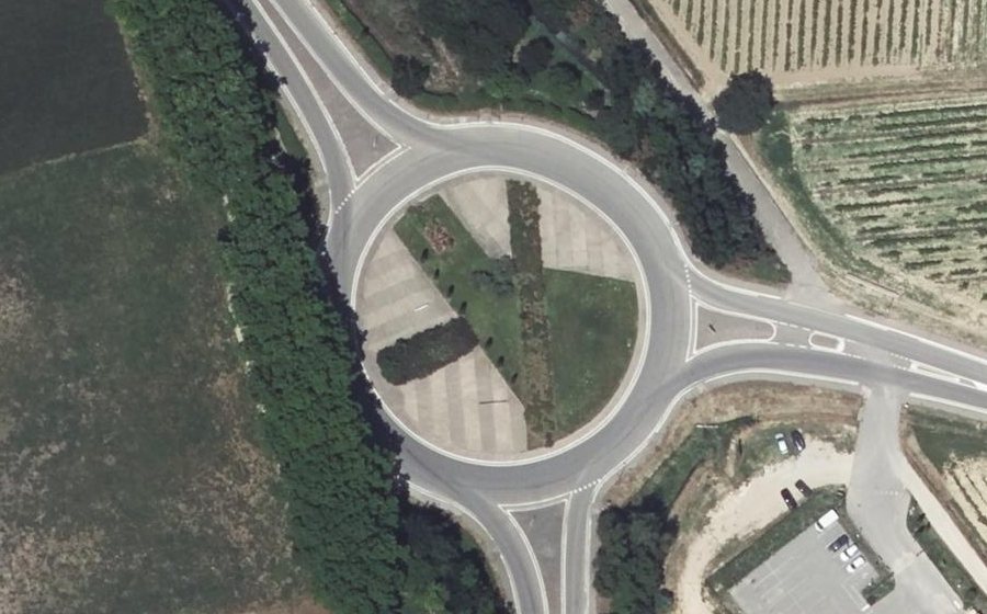 Vue aérienne du Rond-point anonyme n°5056283