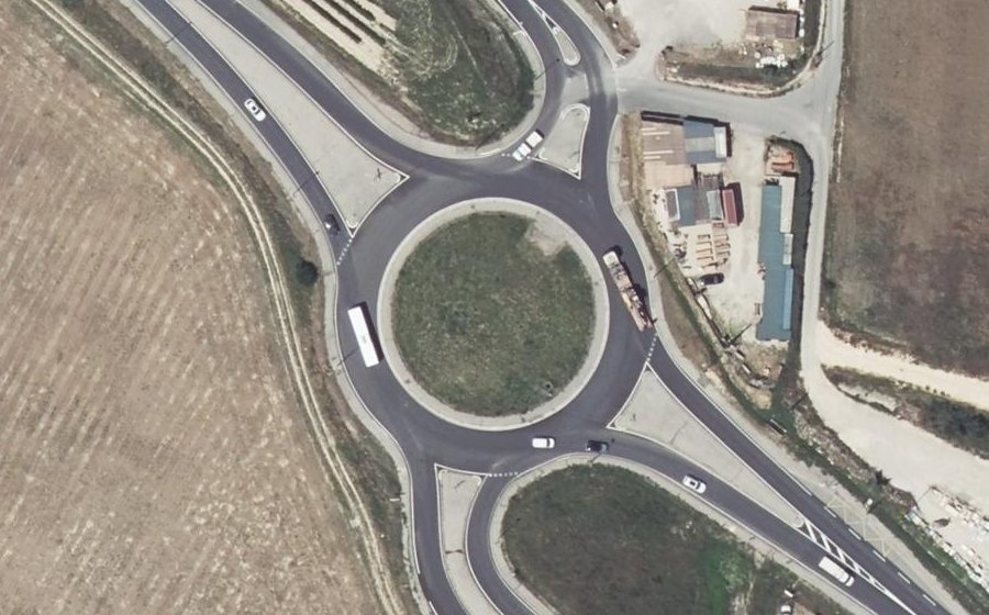 Vue aérienne du Rond-point anonyme n°5056593