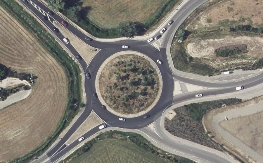 Vue aérienne du Rond-point anonyme n°5057032