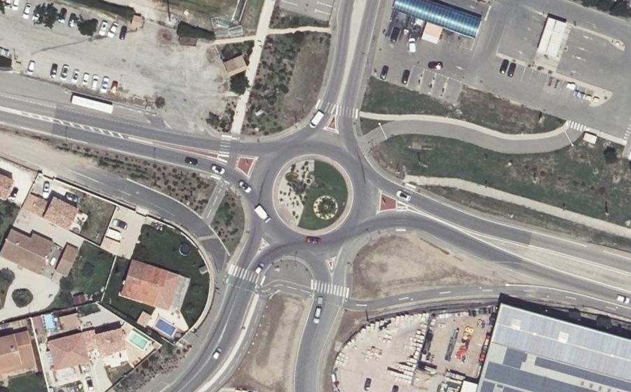 Vue aérienne du Rond-point anonyme n°5057050