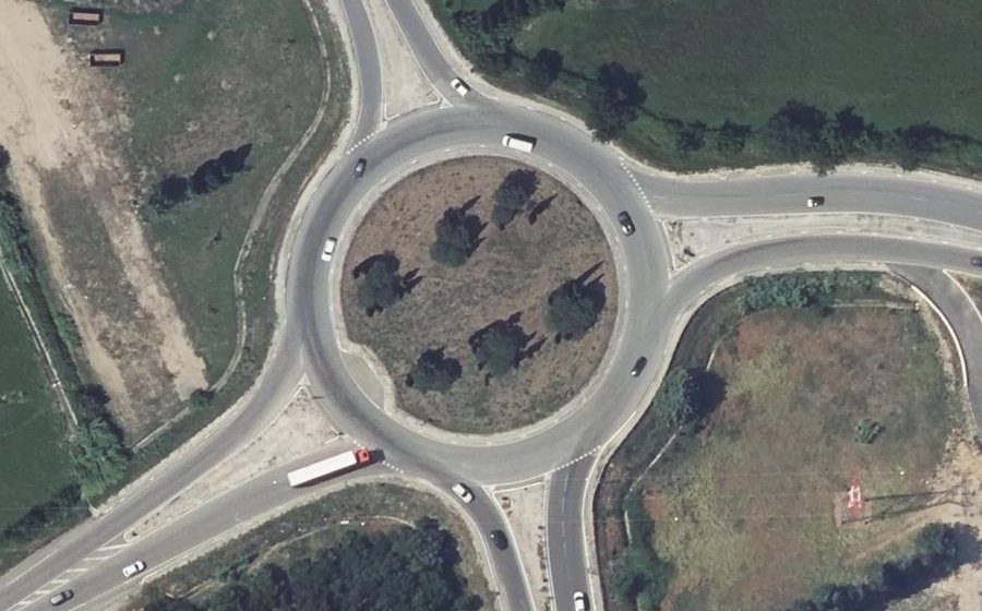 Vue aérienne du Rond-point anonyme n°5057269