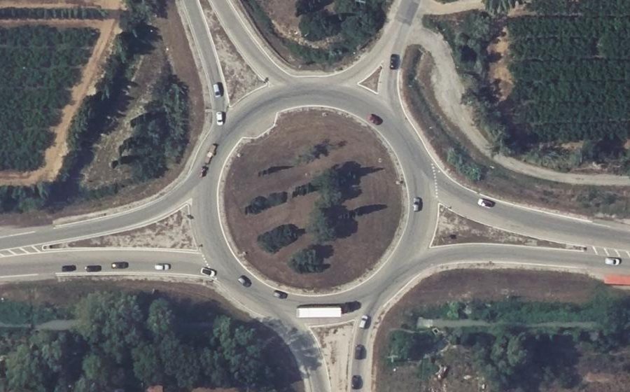 Vue aérienne du Rond-point anonyme n°5057272