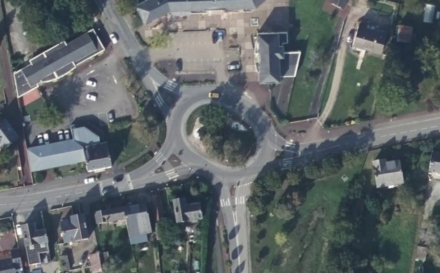Vue aérienne du Rond-point anonyme n°5058368