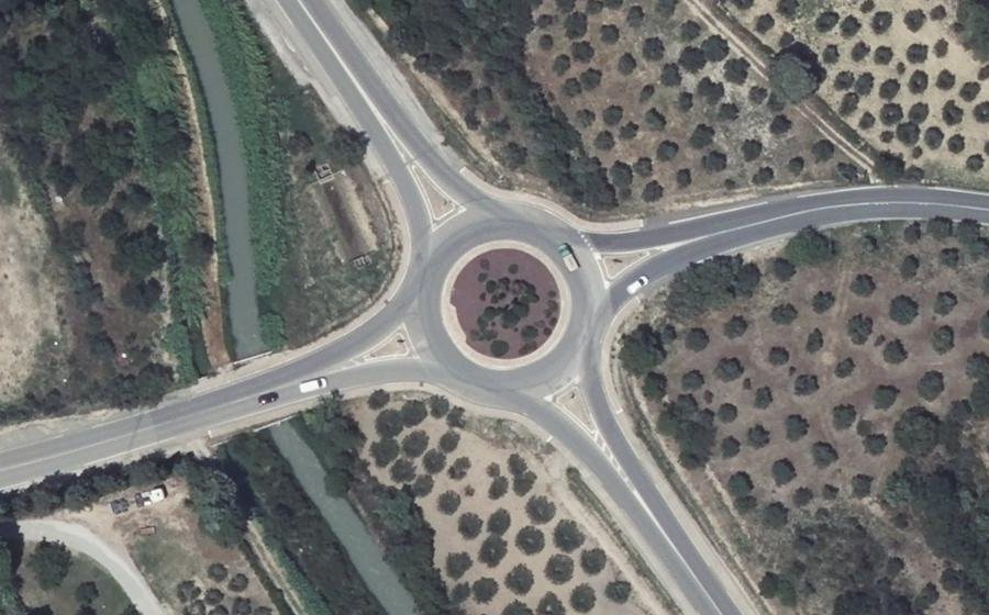 Vue aérienne du Rond-point anonyme n°5058478