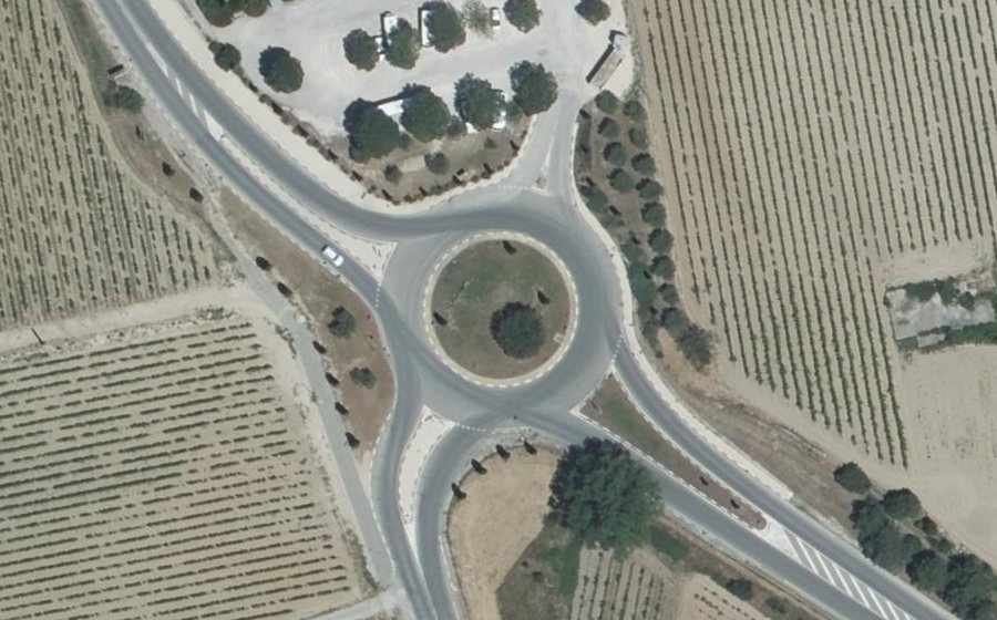 Vue aérienne du Rond-point anonyme n°5059803