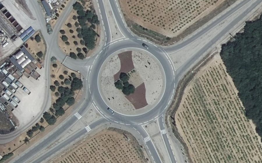 Vue aérienne du Rond-point anonyme n°5059826