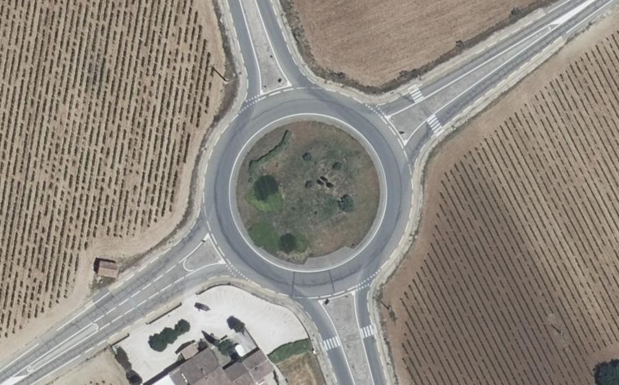 Vue aérienne du Rond-point anonyme n°5059828