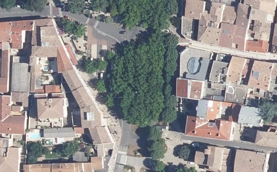 Vue aérienne du Boulevard Marre Desmarais