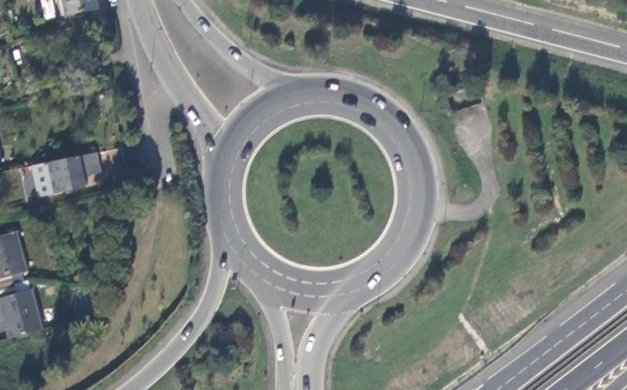 Vue aérienne du Porte du Blosne