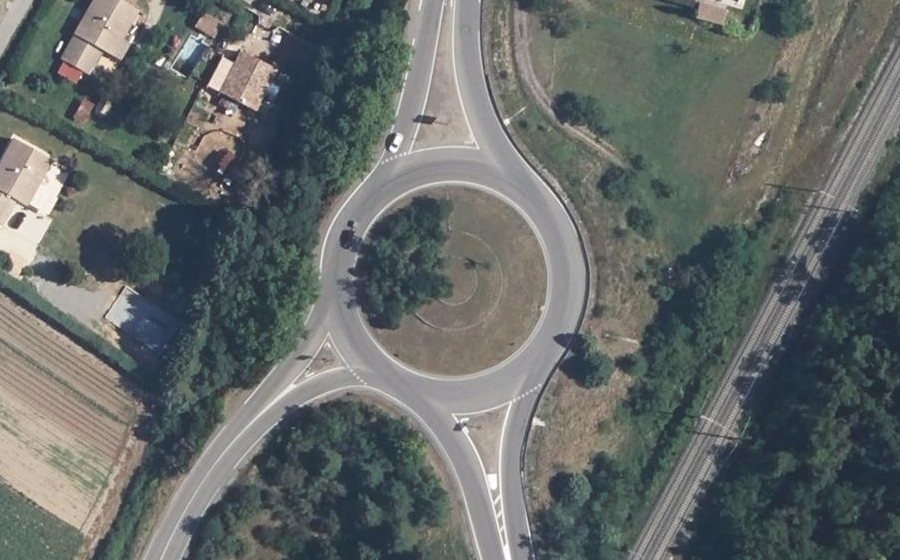 Vue aérienne du Porte de Saint-Georges