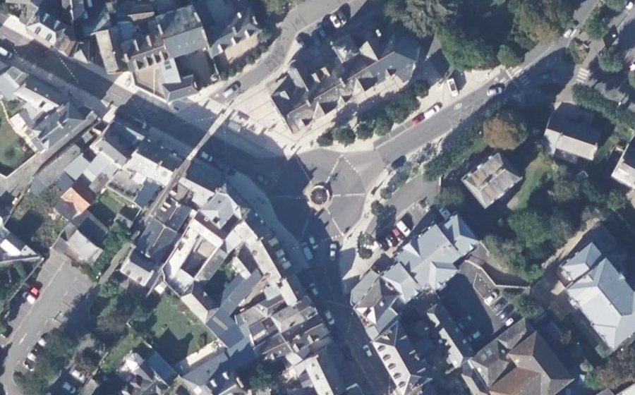 Vue aérienne du Place Georges Coudray