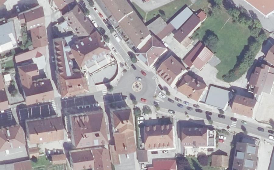 Vue aérienne de la Place Carnot