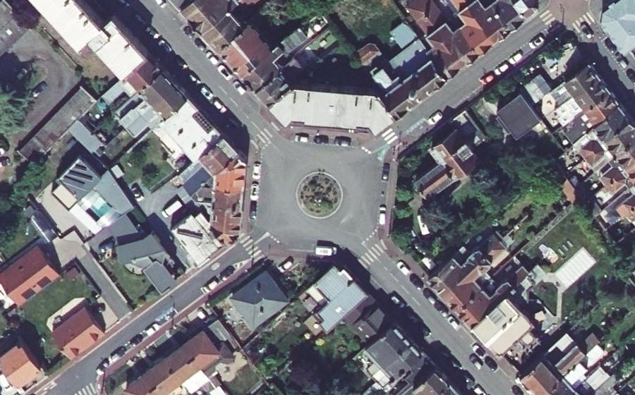 Vue aérienne du Place de la Liberté
