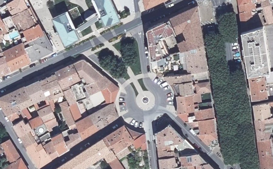 Vue aérienne du Place Général Leclerc