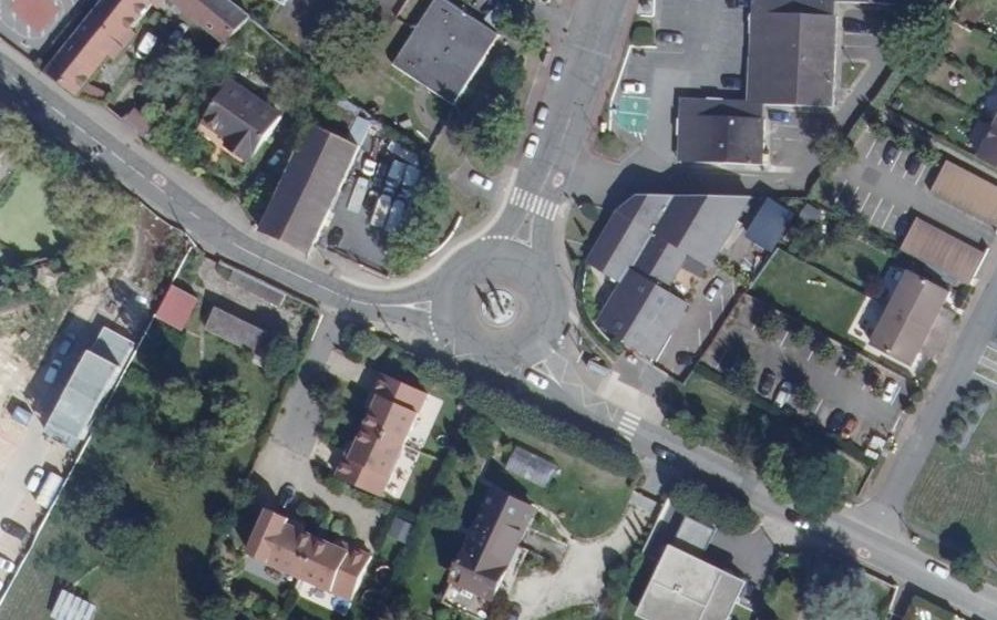 Vue aérienne du Rue Jules Régnier