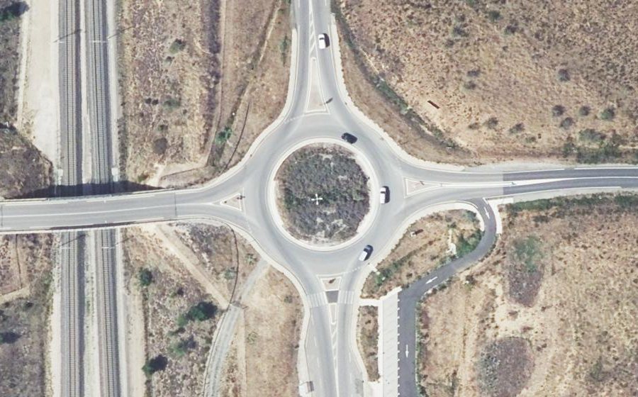 Vue aérienne du Rond-point anonyme n°5120216