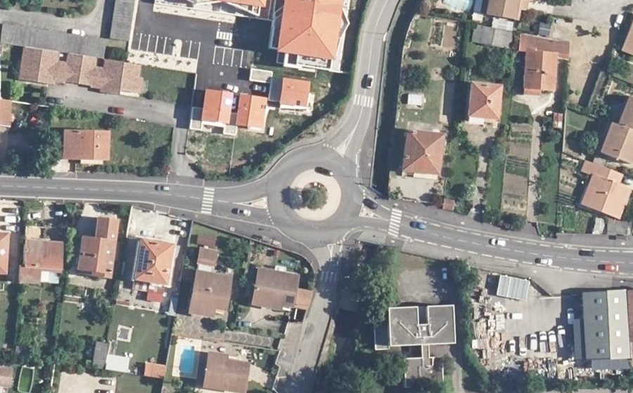 Vue aérienne du Avenue du Vercors et de la Résistance